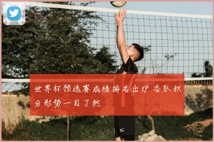 世界杯预选赛成绩排名出炉 各队积分形势一目了然