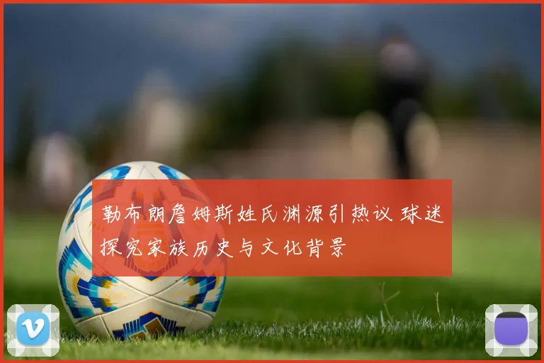 勒布朗詹姆斯姓氏渊源引热议 球迷探究家族历史与文化背景